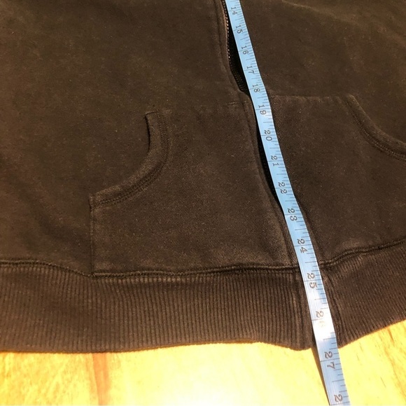 Y2K 2005 Harley Davidson Shiny Silver Stripe Sleeves Full Zip Sweatshirt XL - Picture 7 of 8